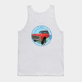 4x4 Offroad Legends: Chevrolet Suburban 5K (red) Tank Top